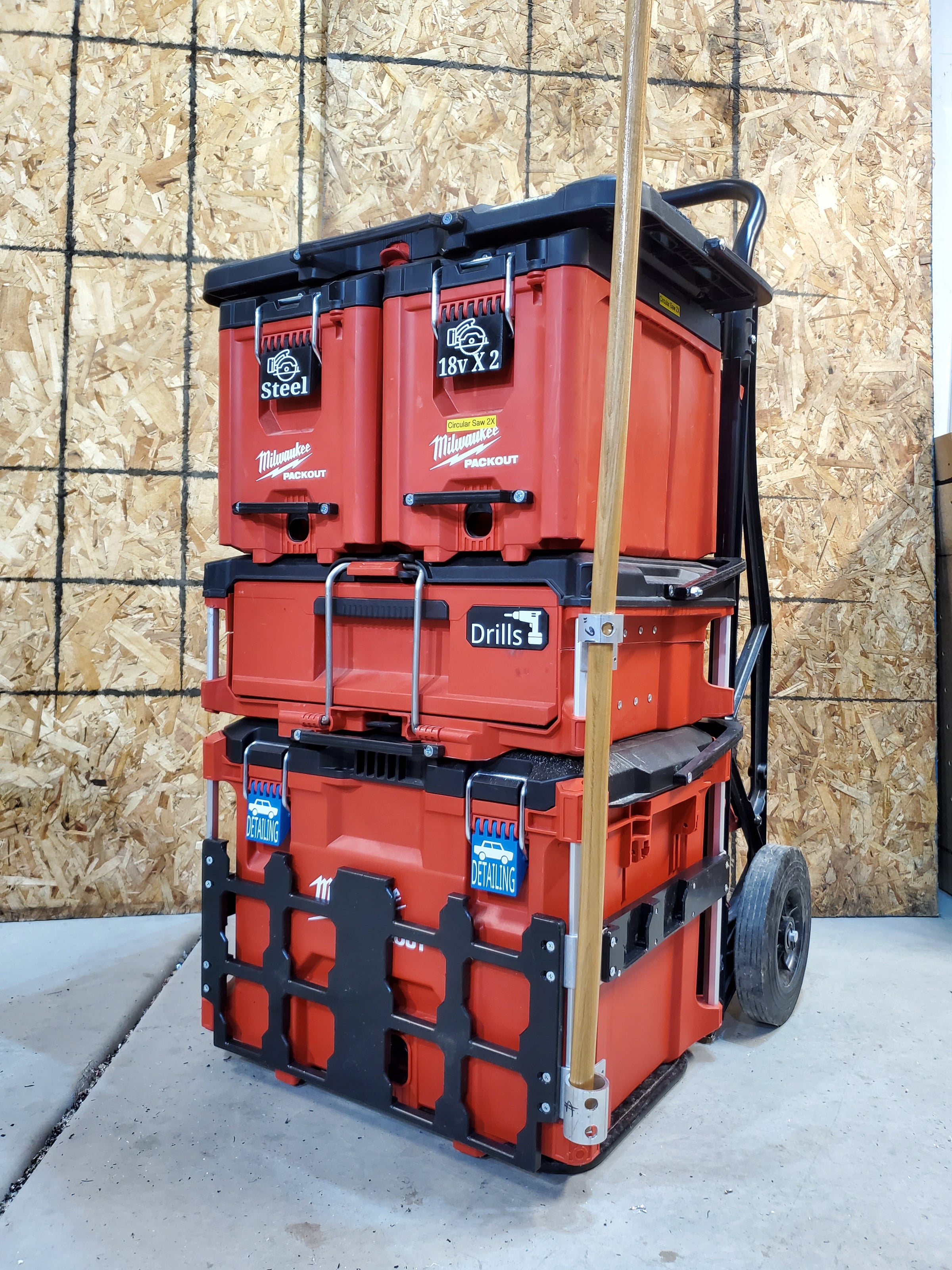 Milwaukee PACKOUT Rattle Can/Caulk/Sealant Tube Holders Rail Mounted - Foto 11