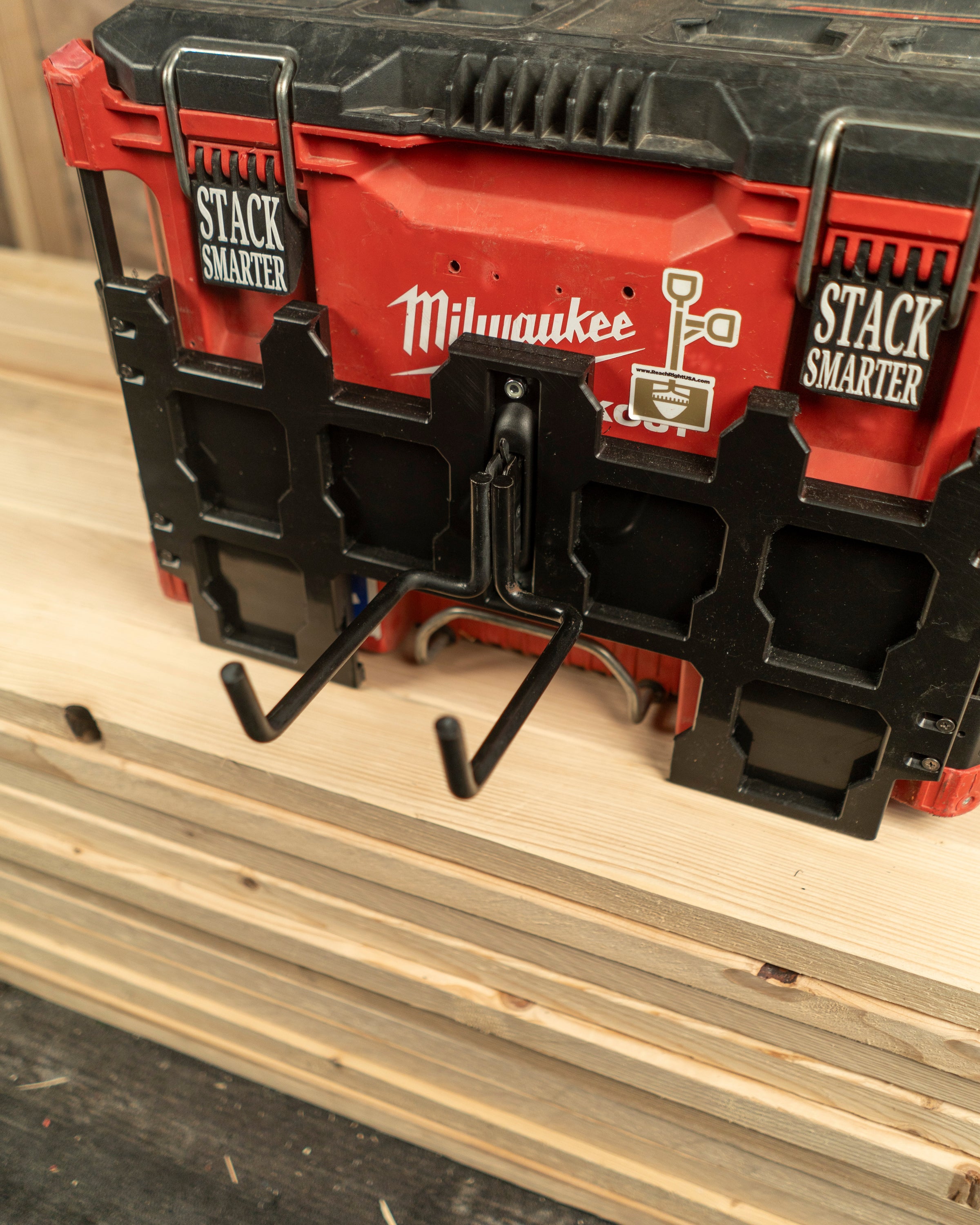 Milwaukee Packout Mounting Plate on Front or Back | Stack Smarter